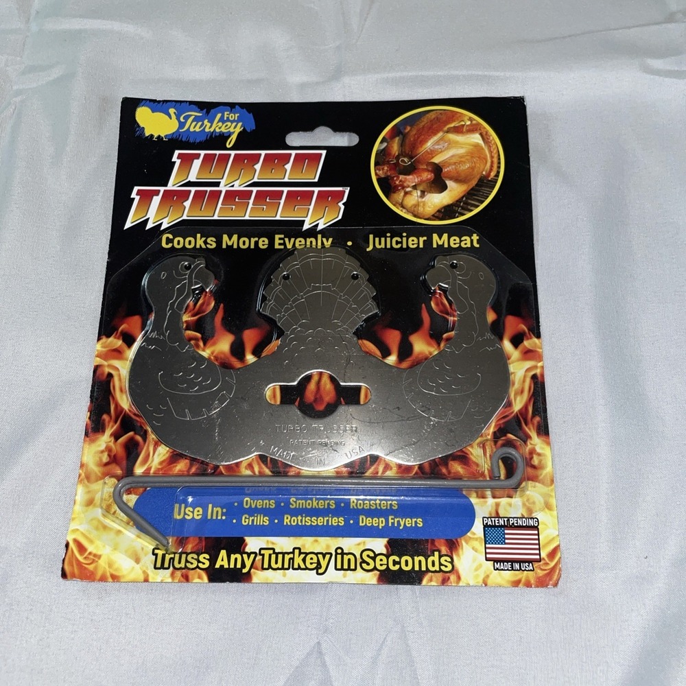 Turbo Trusser for Turkey Stainless Steel Poultry Trussing Tool Made in USA NEW